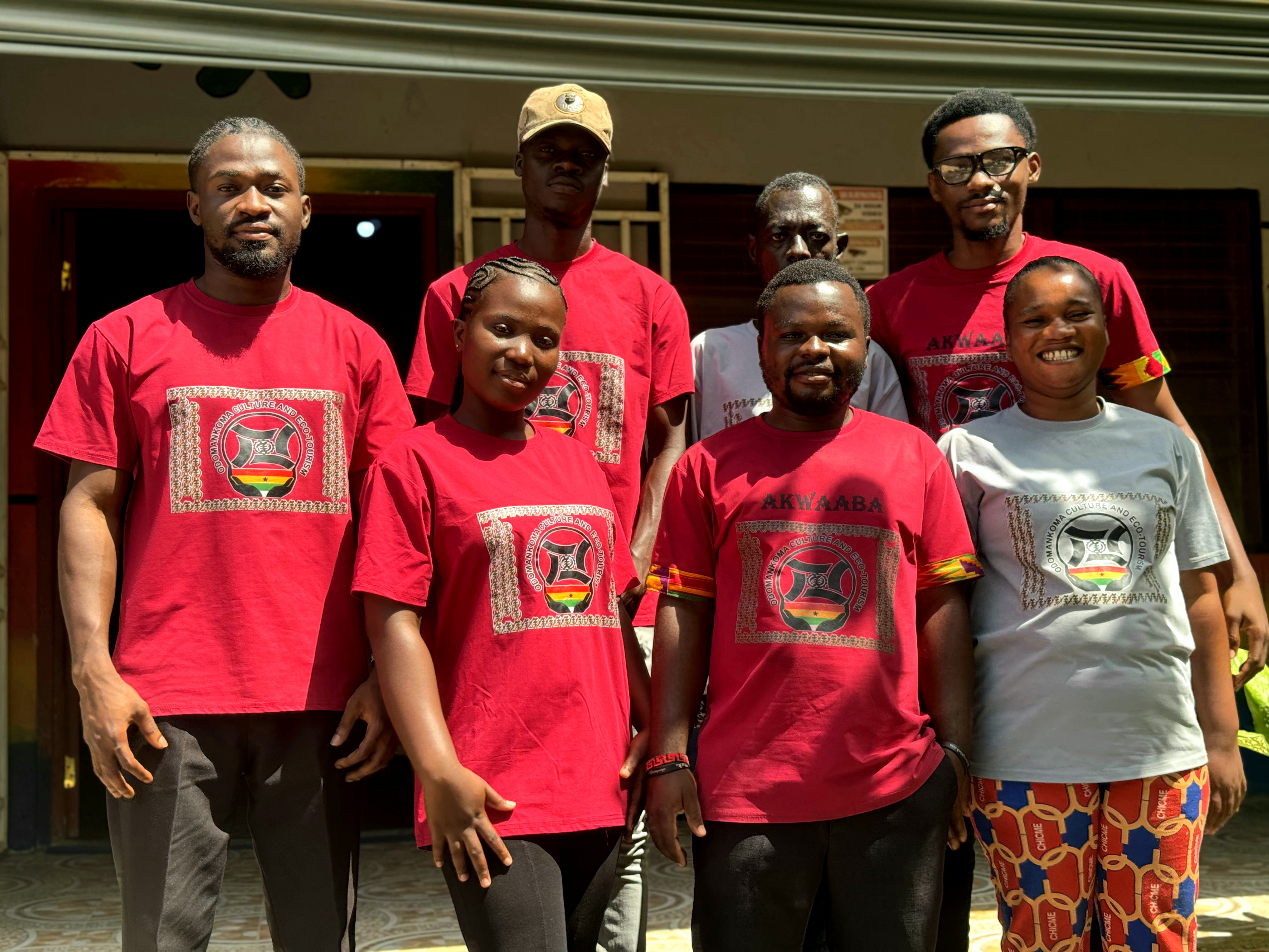 Cultural ambassadors at Odomankoma Cultural Village