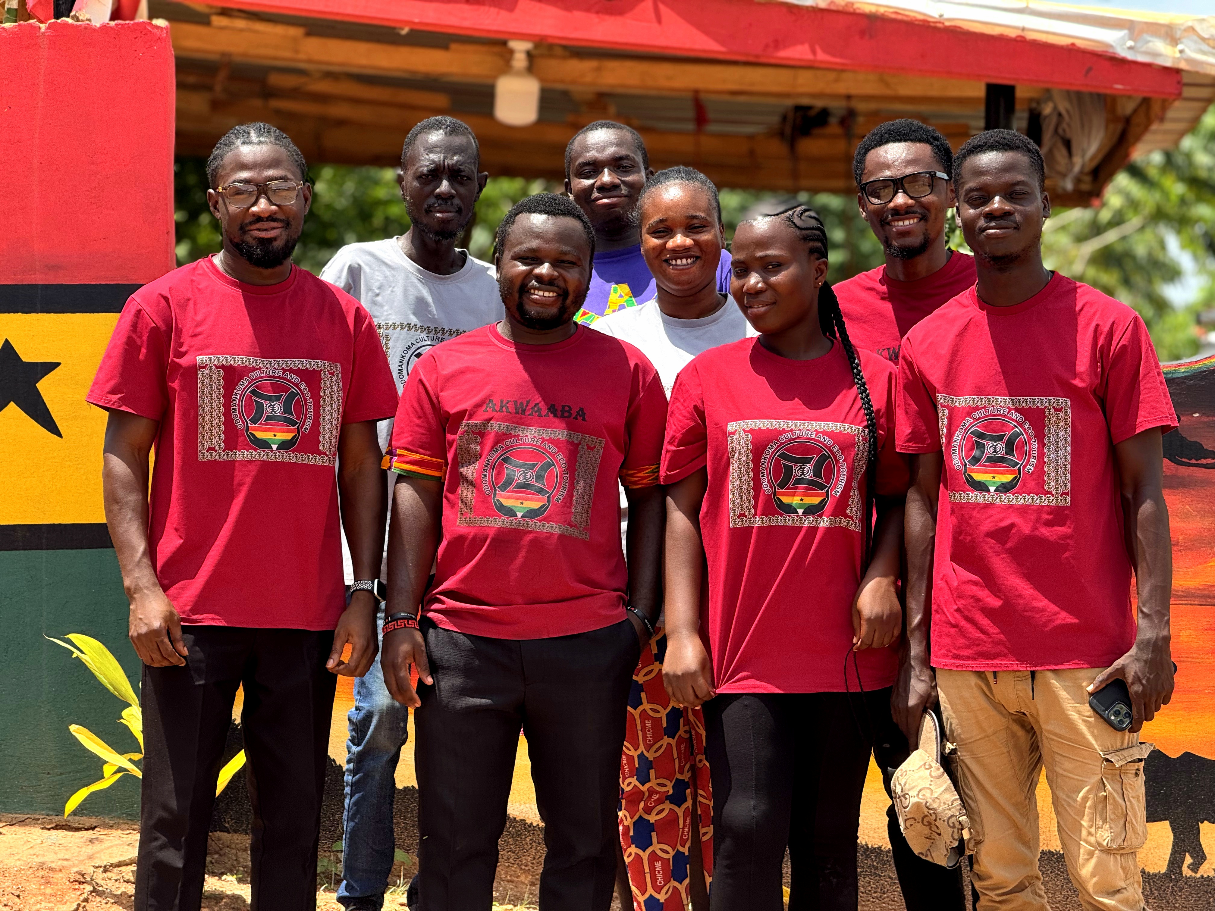 Community tourism team at Odomankoma